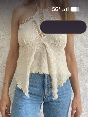 Vintage Knit Crop Top